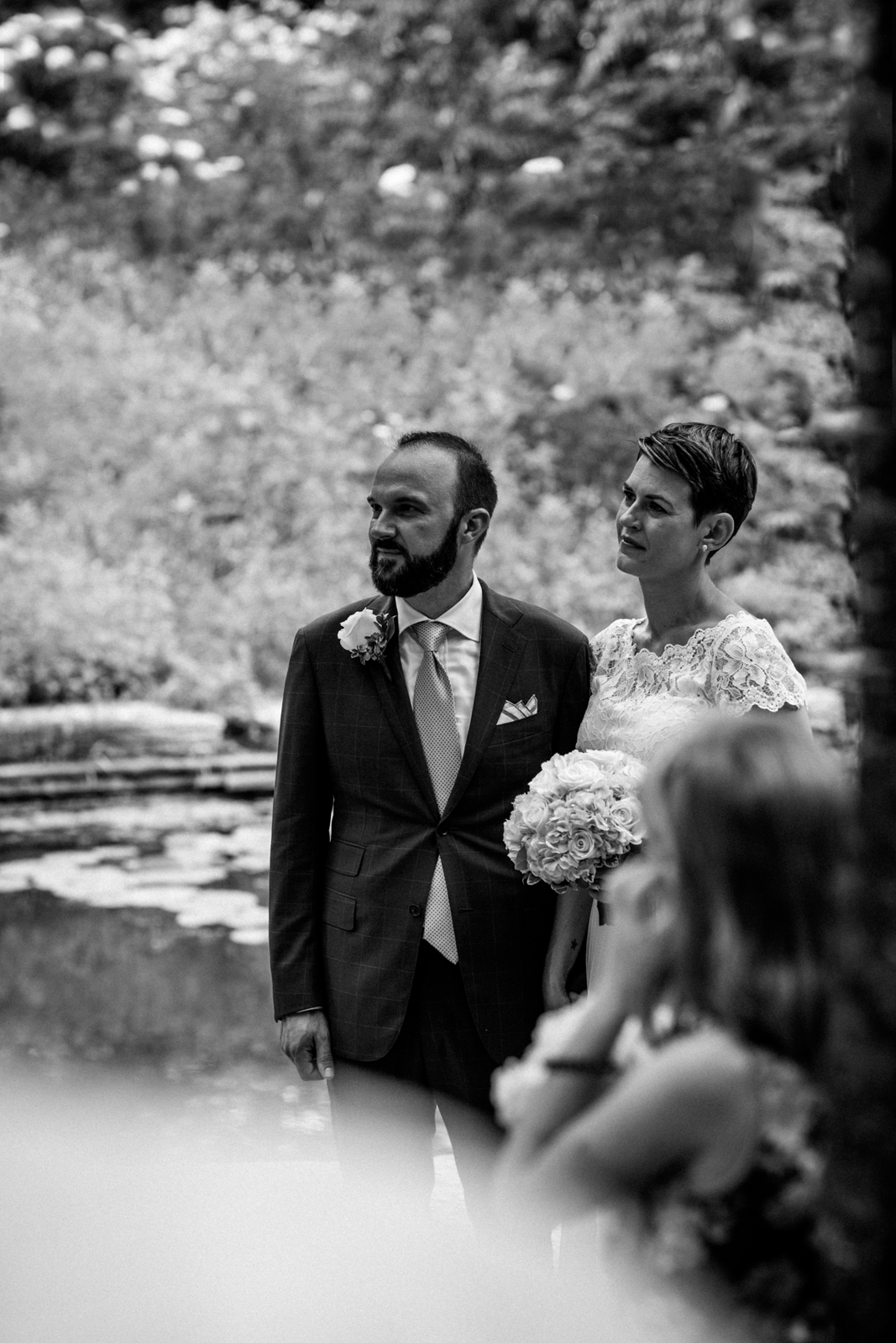elopement | alfred caldwell lily pond wedding | lisa kathan photography