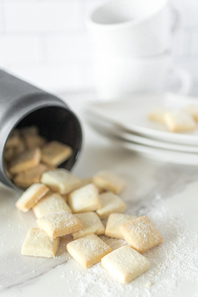small business product photography for handmade cookies, falling out of jar