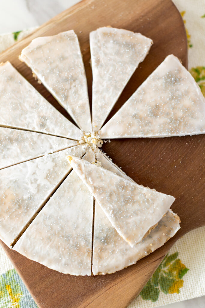 lifestyle product photos of baked goods with cozy kitchen styling