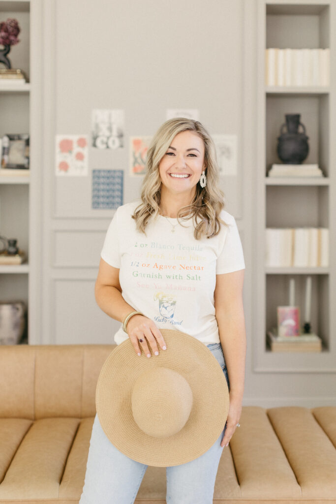 Luxury brand portrait of Megan, founder of Bridie Travel, photographed by brand photographer Lisa Kathan