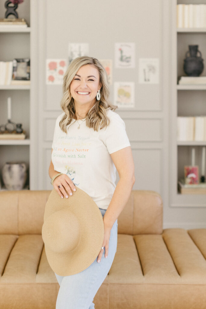 Luxury brand portrait of Megan, founder of Bridie Travel, photographed by brand photographer Lisa Kathan