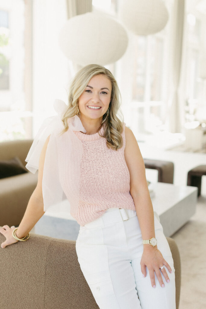 Megan of Bridie Travel headshots by Lisa Kathan brand photographer